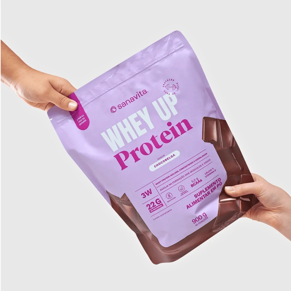 Whey Up Protein 3W, Sabores, 900g – Sanavita