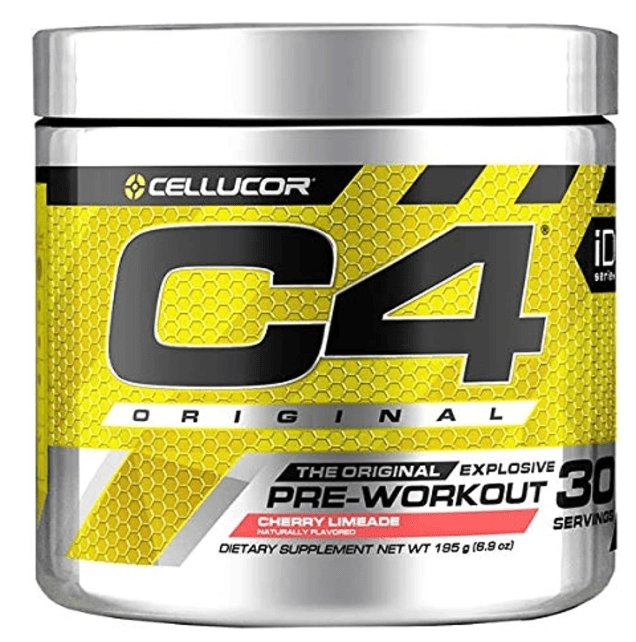Pré-Treino C4, 195g, Sabor Cherry Lemonade, Cellucor