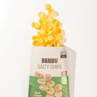 Salty Chips, 11g de Proteína, Zero Lactose, Zero Glúten, Kit com 3 Unidades, Sabores, Bendu