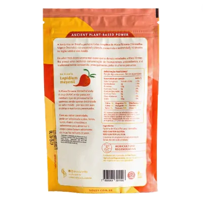 Maca Vermelha em pó, 100g, Souly