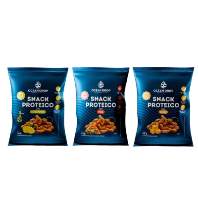 Snack Proteico, 40g, 3 Unidades, Ocean Drop
