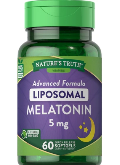 Melatonina lipossomal, 5mg, 60 cápsulas, Nature's Truth