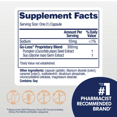 Controle Natural da Bexiga, 72 Cápsulas - AZO