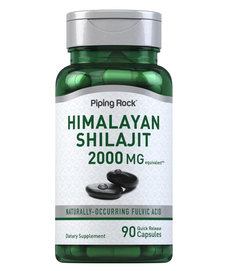 Extrato de Shilajit, 2000mg, 90 cápsulas, PipingRock