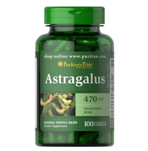 Astrágalus, 470mg, 100 Cápsulas, Puritans Pride