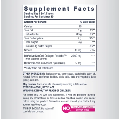 Collagen Beauty Bursts, Sabor Ponche de Frutas, 60 Gomas - Neocell 