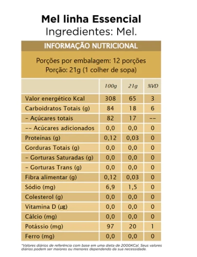 Mel Silvestre Puro, 550g, Apis Nativa