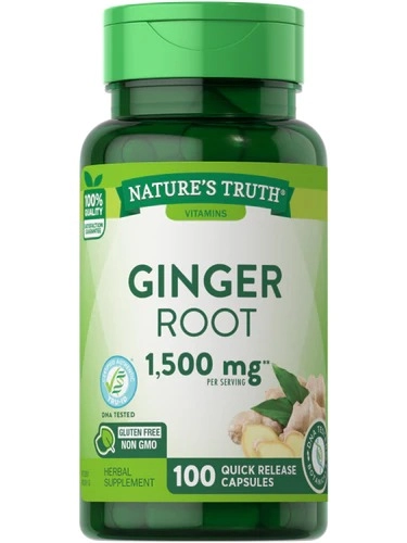 Ginger Root, 1500mg, 100 Capsules, Nature's truth
