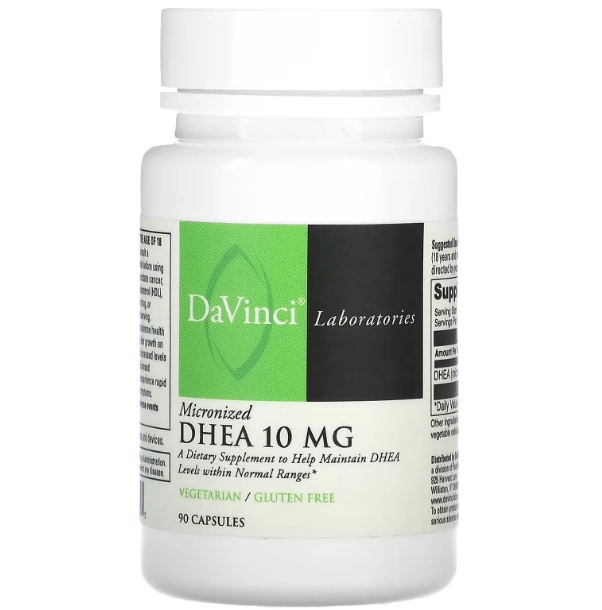 Dhea, 10mg, 90 Cápsulas, DaVinci
