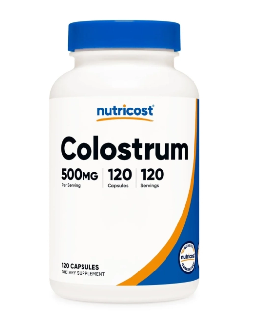 Colostro 500mg, 120 cápsulas, Nutricost