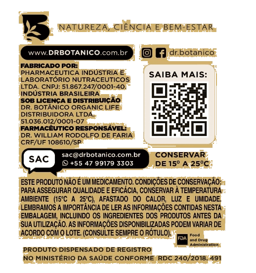 Glucosamina + Condroitina, 1000mg, 60 Cápsulas, Dr. Botânico