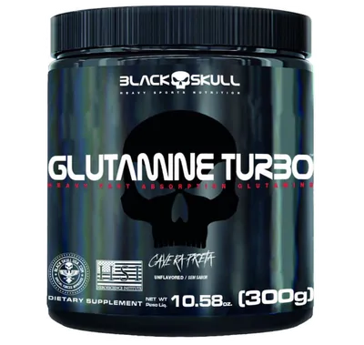 Glutamina Turbo, 300g, Black Skull