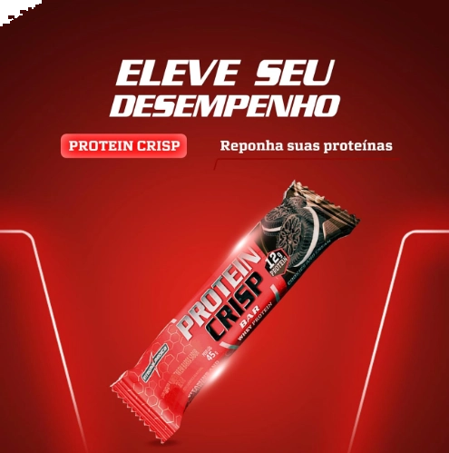 Barra Proteína Crisp Bar, Sabores, 3 Unidades, 45g Cada, Integralmédica