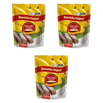 Bananinha Artesanal, 3 Unidades, Sabores, Tachão Ubatuba