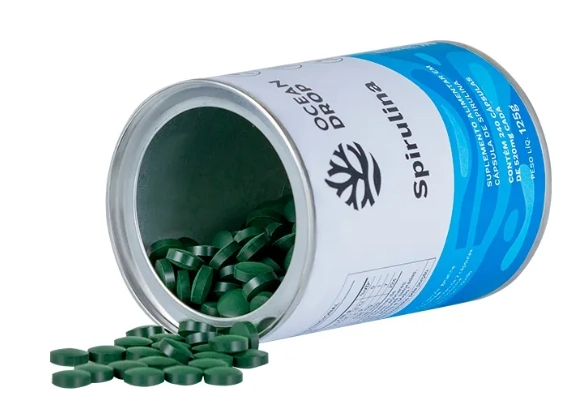 Spirulina 400mg, 240 comprimidos, Ocean Drop