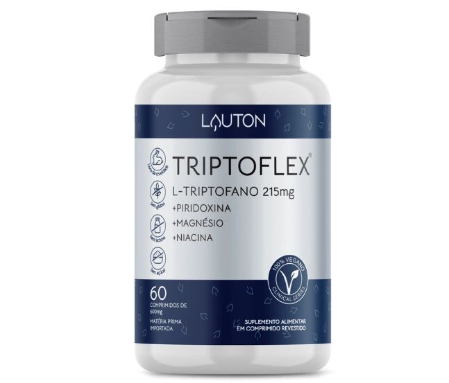 Triptoflex Triptofano, 215mg, 60 Comprimidos, Lauton Nutrition