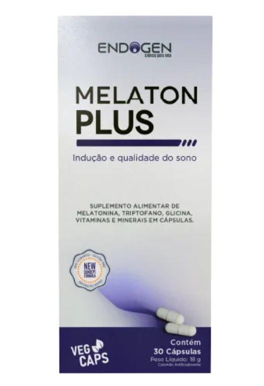 Melaton Plus, Melatonina 210mcg, 30 Cápsulas, Endogen