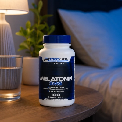 Melatonina, 3mg, 100 Tablets Mastigáveis, ProLine Vitamins