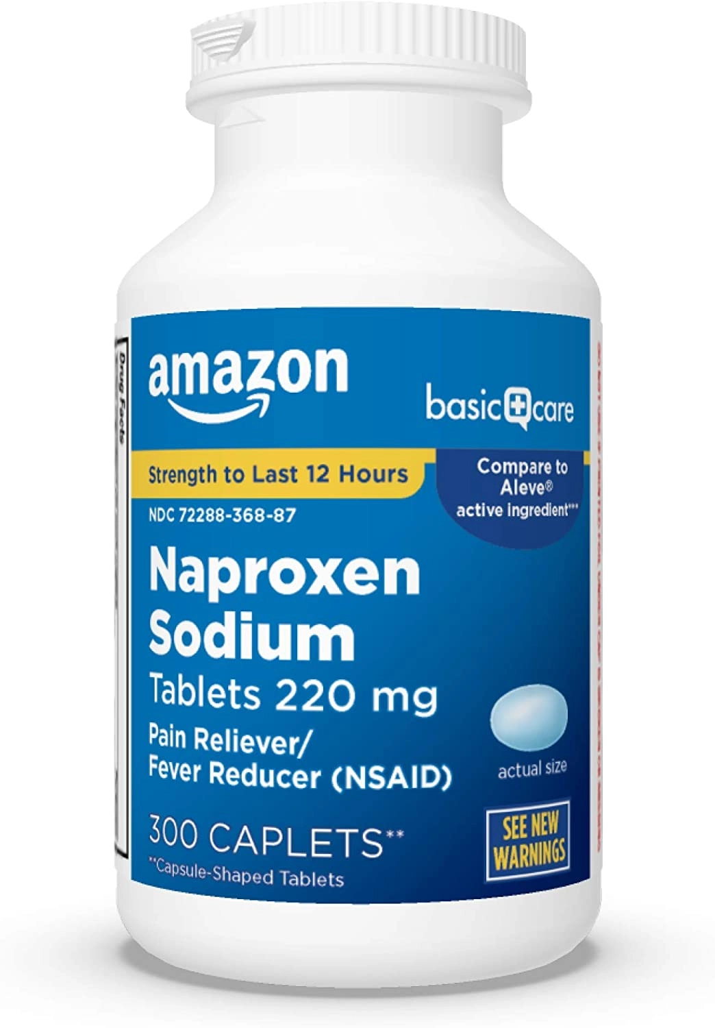 Naproxen Sodium, 220,Mg, 300 Tablets, Amazon Elements