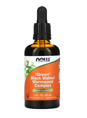 Complexo de Noz Preta Verde e Absinto, 59ml, Now