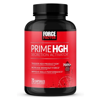 Prime HGH 3400mg, Fórmula Avançada para Suporte à Recuperação, Performance e Bem-Estar, 75 Cápsulas, Force Factor