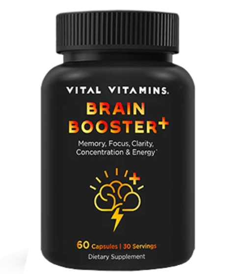Brain Booster Plus, Neuro Blend, 60 Cápsulas, Vital Vitamins