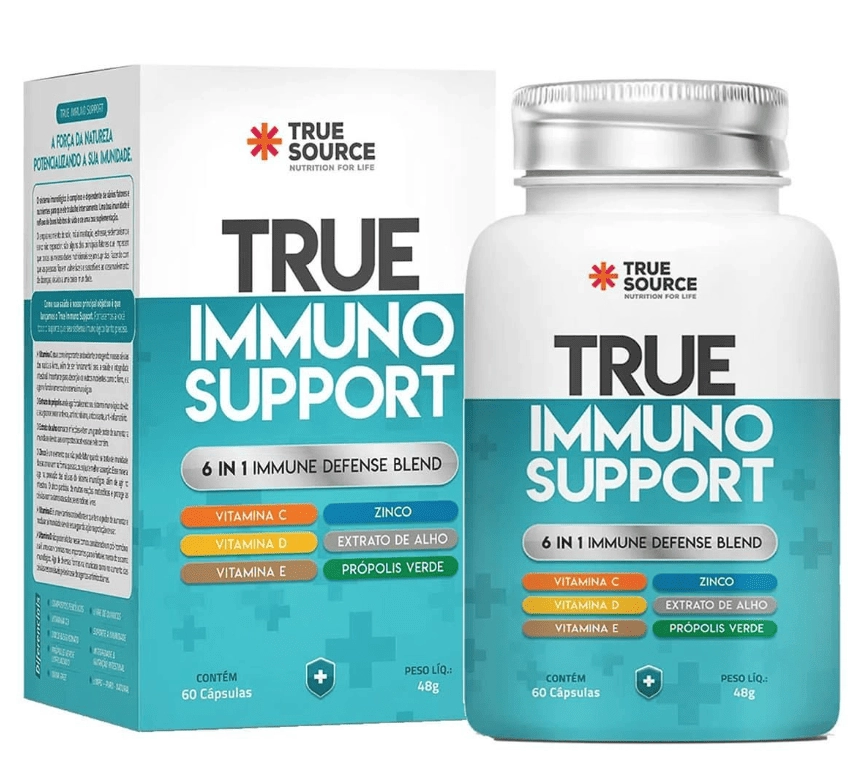 True Immuno Support, 60 Cápsulas, True Source