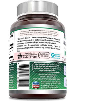 Melatonina 20mg, 240 Comprimidos Sabor Frutas Vermelhas, Amazing Formulas