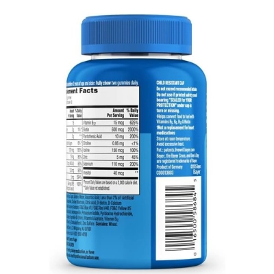 Multivitamínico para Homens, Com Vitamina D, zinco e Ácido Fólico, 80 Gomas Sabor Maçã, Cereja e Framboesa, One A Day