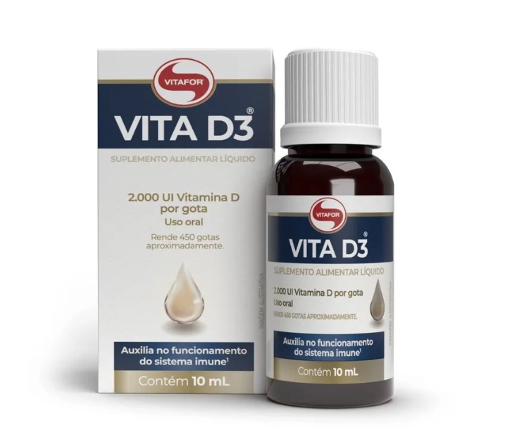 Vitamina D3 Liquida 2000UI, 10ml, Vitafor
