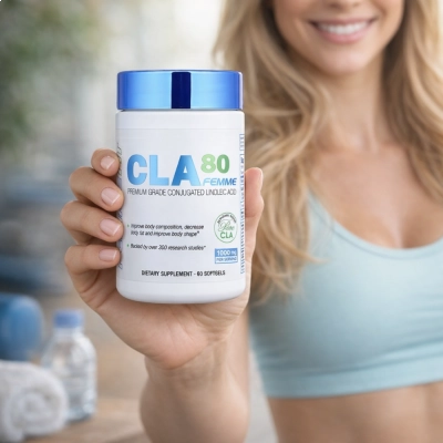 CLA80 Femme, Ácido Linoleico Conjugado Premium, 1.000 mg, 60 Cápsulas, AllMax Nutrition