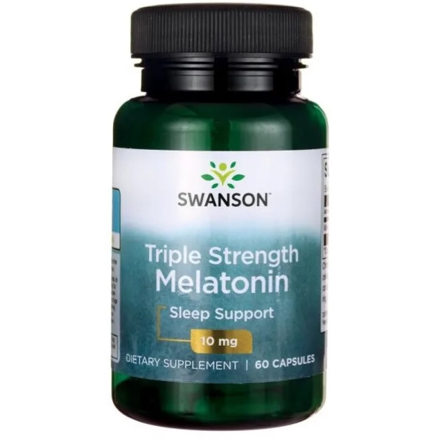 Melatonina, 10mg, 60 Cápsulas, Swanson