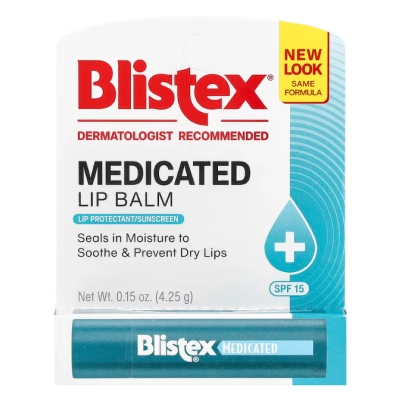 Protetor Labial, Protetor Solar Medicinal, Sabores, 4,25g, Blistex