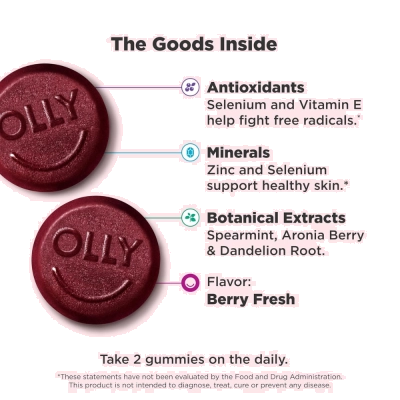 Flawless Complexion Gummies, 50 Gummies, OLLY