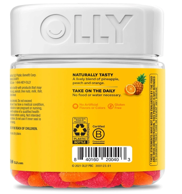 Helly Happy, Suporte ao Equilíbrio do Humor, Com Vitamina D e Açafrão, 60 Gomas, OLLY