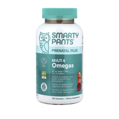 Pré Natal Multi &amp; Omegas, 120 Gomas, Smarty Pants