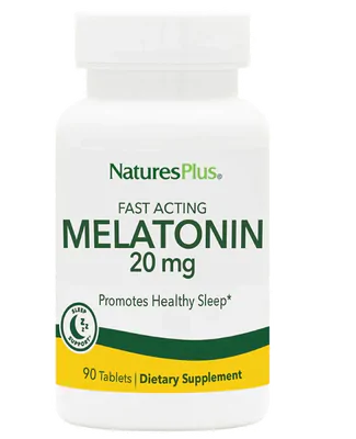 Melatonina 20mg, 90 Comprimidos, Natures Plus Melatonina 20mg, 90 Comprimidos, Natures Plus
