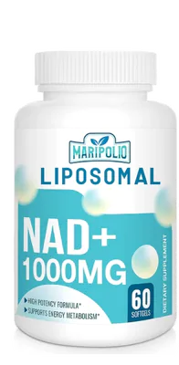 Liposomal NAD+ 1000mg, 60 Cápsulas, Maripolio