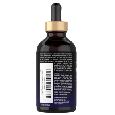 Melatonina líquida 1mg, 118ml Sabor Frutas Vermelha, Carlyle