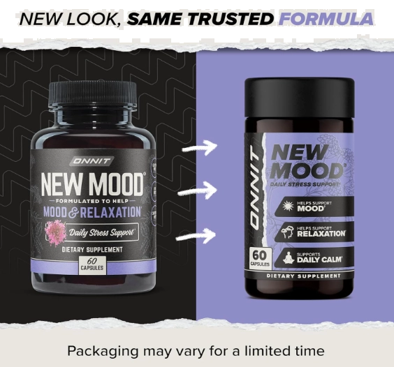 New Mood, Suporte de Sono e Humor, 60 Cápsulas, ONNIT 