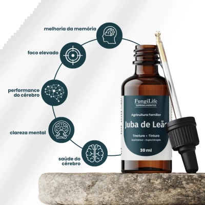 Extrato Líquido Cogumelo Juba de Leão, 30ml - Microdose Life