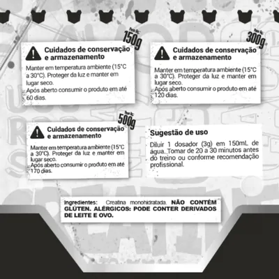 Creatina 100% Pure Borntodisrupt, 300g - Under Labz