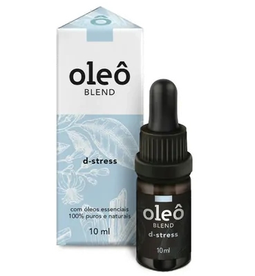 Blend De Óleos Essenciais, D-stress, 10ml, Oleô Nature