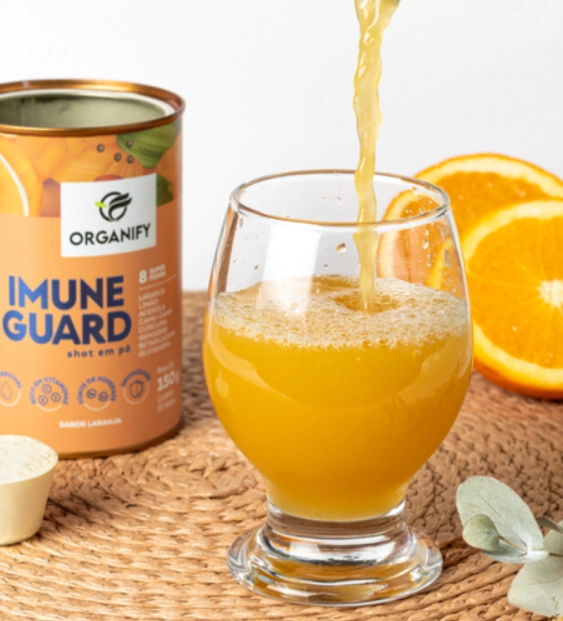 Imune Guard, Shot Matinal, 150g Sabor Laranja, Organify