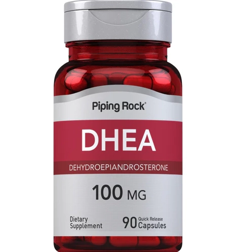 DHEA 100mg, 90 Cápsulas, PipingRock