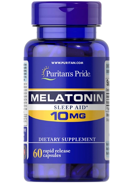 Melatonina, 10mg, 60 Cápsulas, Puritan's Pride