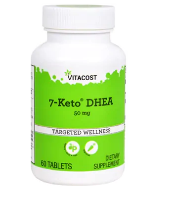7-Keto DHEA 50mg, 60 comprimidos, Vitacost