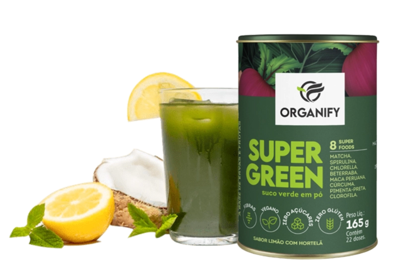 Super Green Juice, Suco verde em pó, 165g, Organify