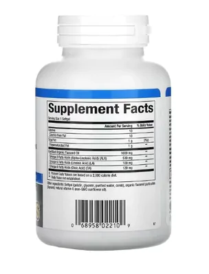 Flaxseed Oil, 1,000 mg, 90 Softgels, Natural Factors