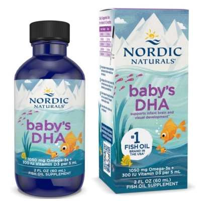 DHA Babys, 60ml Sem sabor, Nordic Naturals